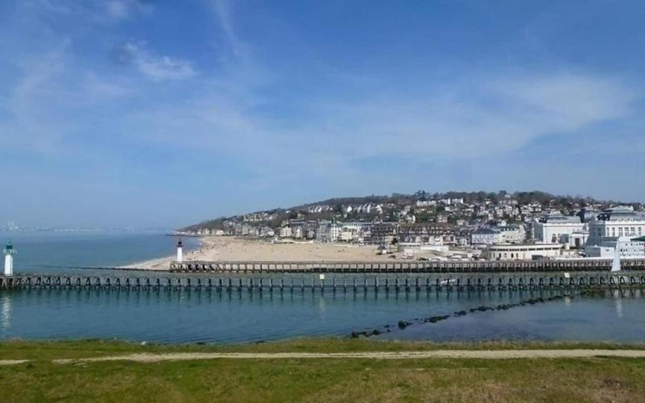 Vue mer splendide, Port-Deauville proche Plage Extérieur photo